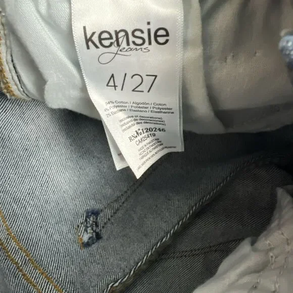 Kensie Jeans Vintage Luxe Ultimate High Rise Skinny 4/27 NWT - Picture 7 of 8